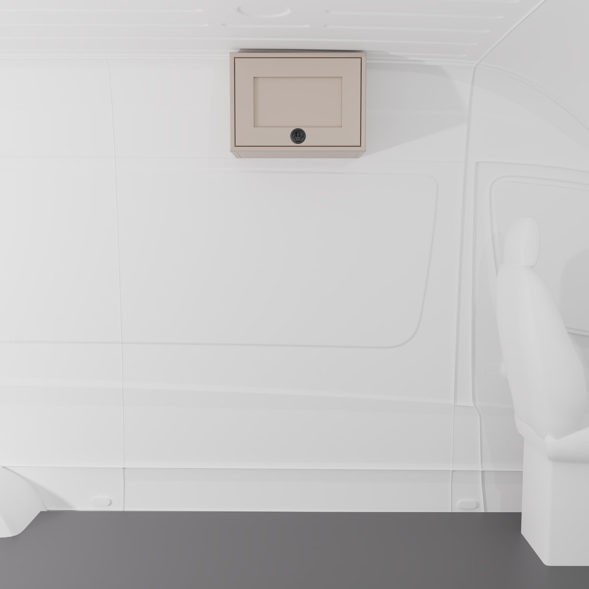 21" Upper Cabinet (Angled) - 21" x 13" x 15"