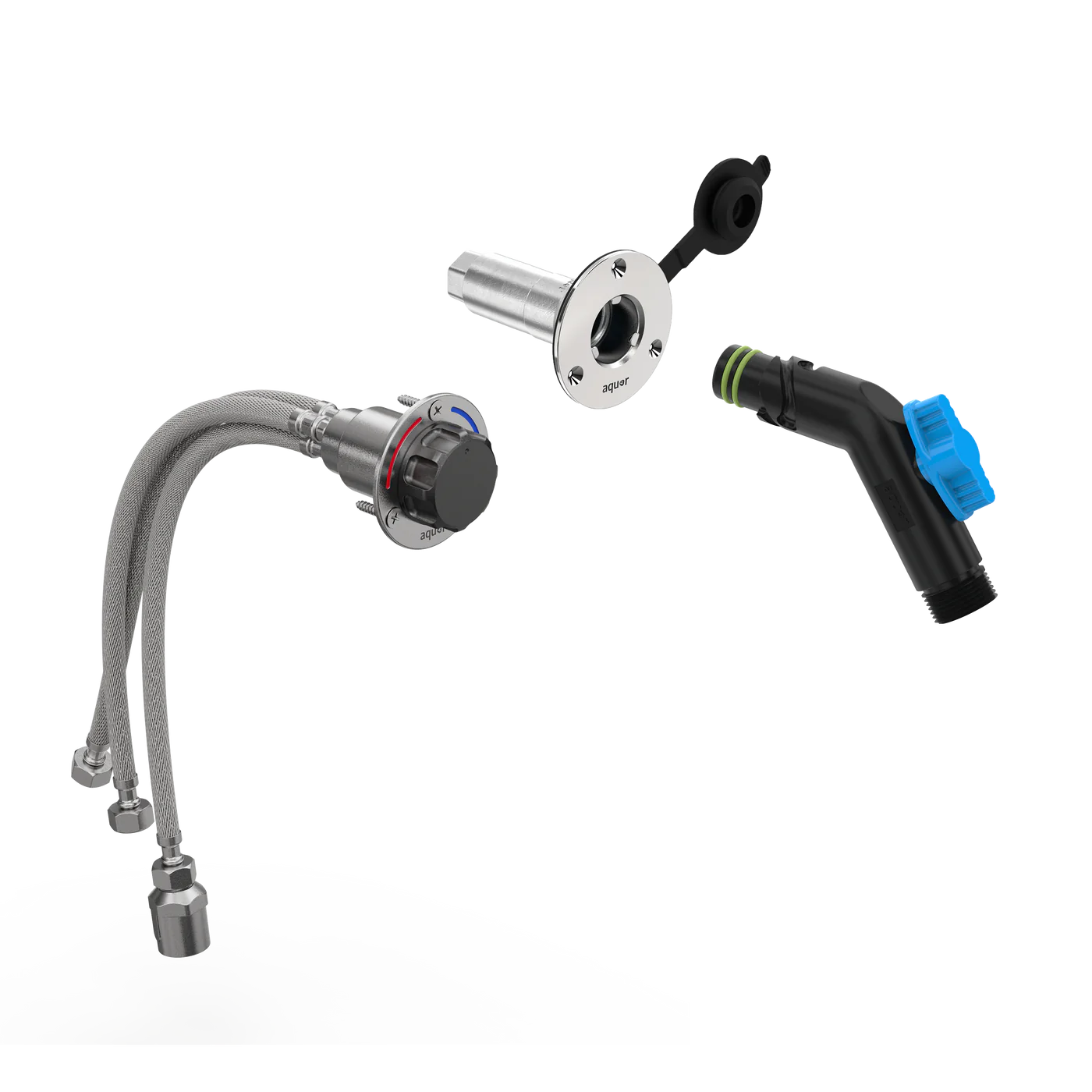 Aquor RV Mixer & Quick Connect Hydrant - Tempered Water for Your Van Conversion Bundle