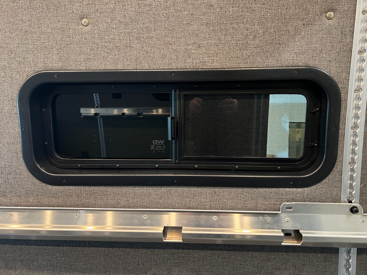 Promaster Custom Rear Half-Slider Window Trim Ring