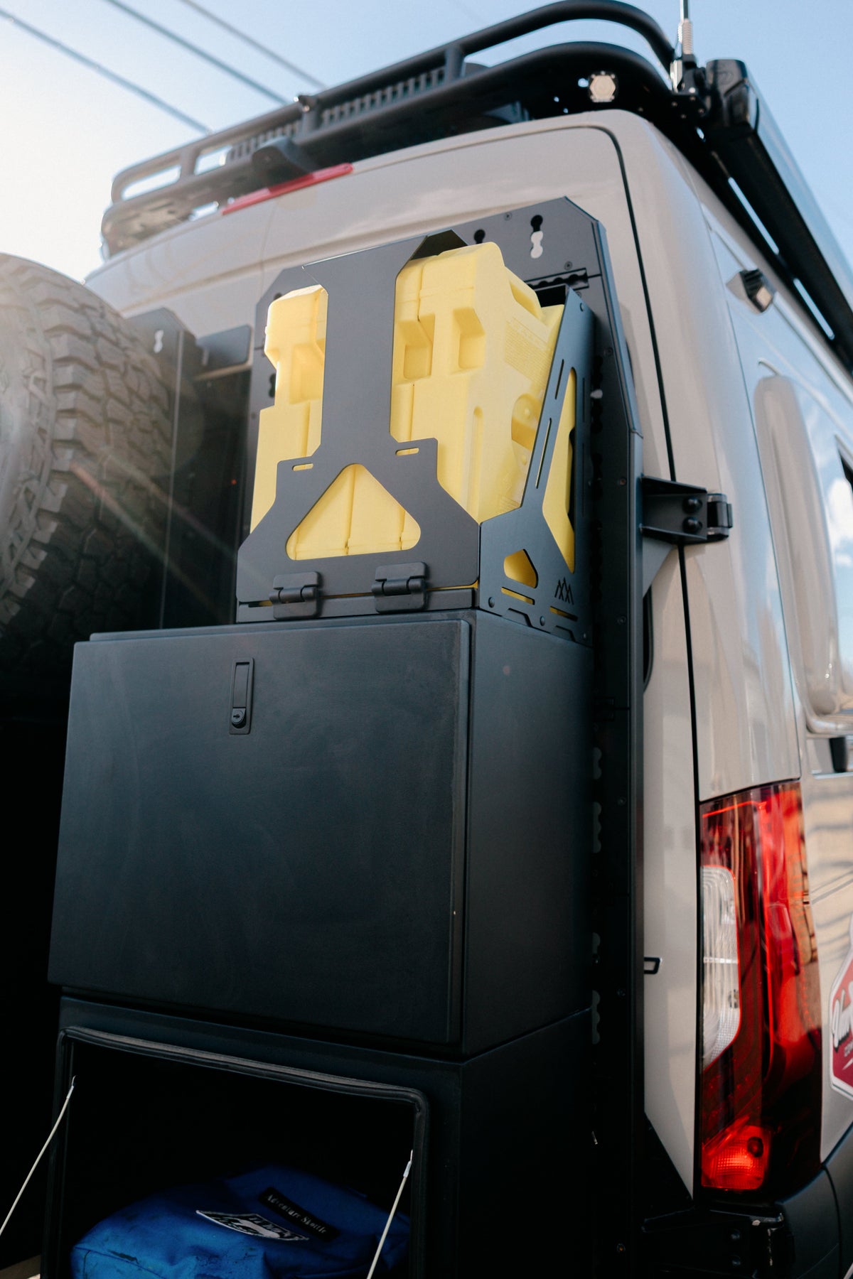 Exterior Box with Drop Down Door