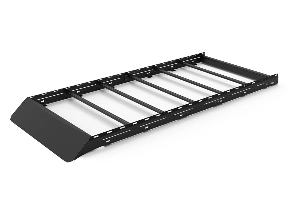 Flatline Van Co. Standard Roof Rack on a Mercedes Sprinter 144" high roof