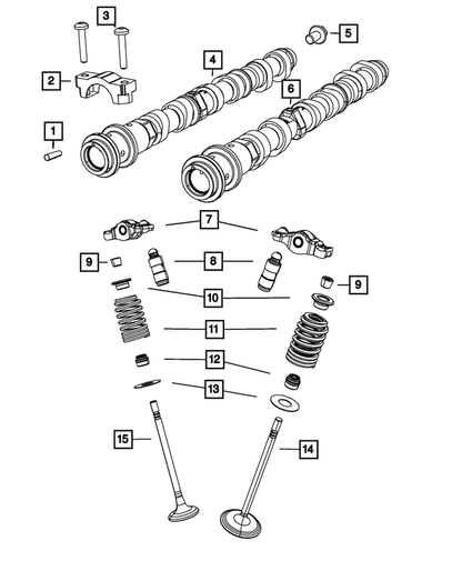 6PK Valve Lash Adjuster (Lifter) - Mopar (5184332AA)