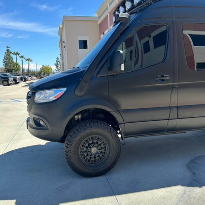 S&B snorkel installed on Mercedes Sprinter van