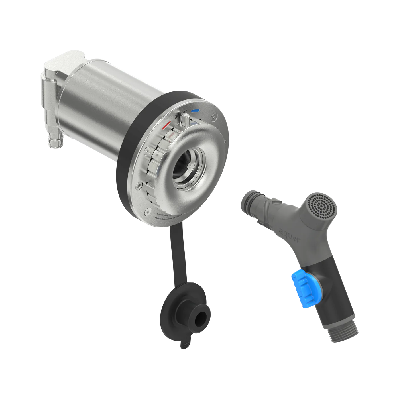 Aquor Hot+Cold Hydrant with 1/2" PEX Expansion 90° Elbow Inlet