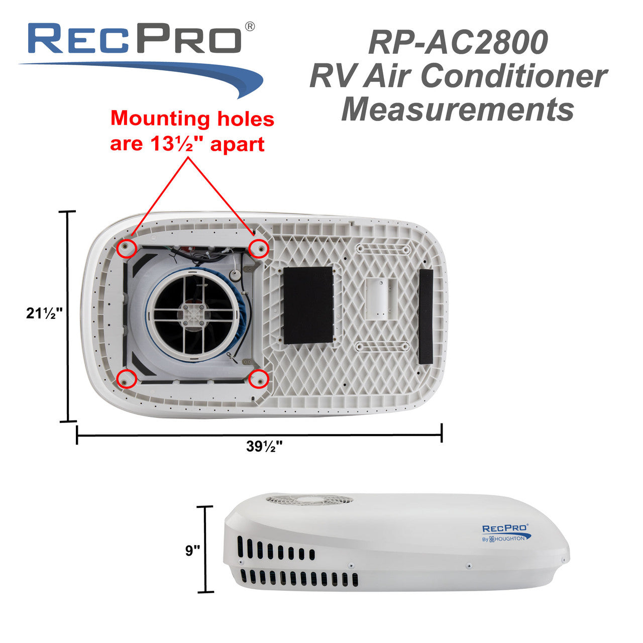 RecPro 120V AC Unit - 9500BTU