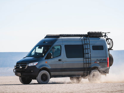 Sprinter Standard Rack with 50" light bar fairing and Baja Designs arc light bar
