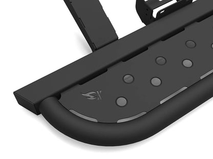 Dimpled traction tread detail on Flatline Sprinter side step