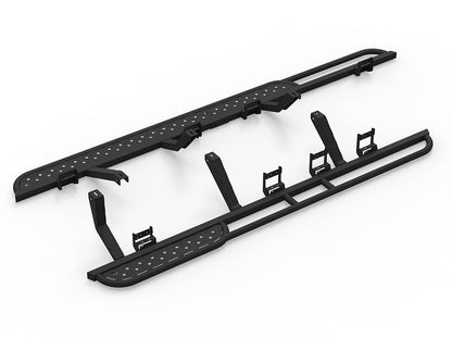 Flatline Van Co steel side steps for Mercedes Sprinter 170"
