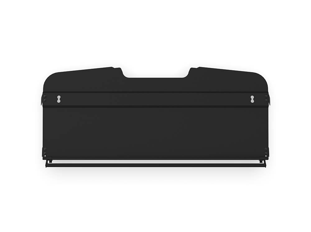 Top view of the Flatline Van Co. Sprinter Headliner Shelf with curtain rod (SP5024B)